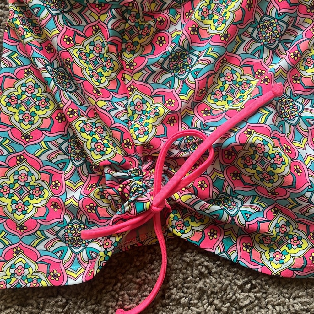 Arizona Jean Company Women’s Strapless Floral Tankini Size Small - Picture 7 of 10